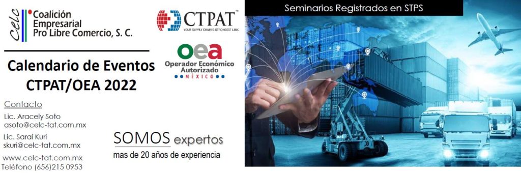 Calendario CTPAT OEA