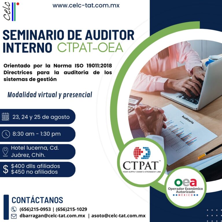 Seminario de Auditor Interno CTPAT-OEA